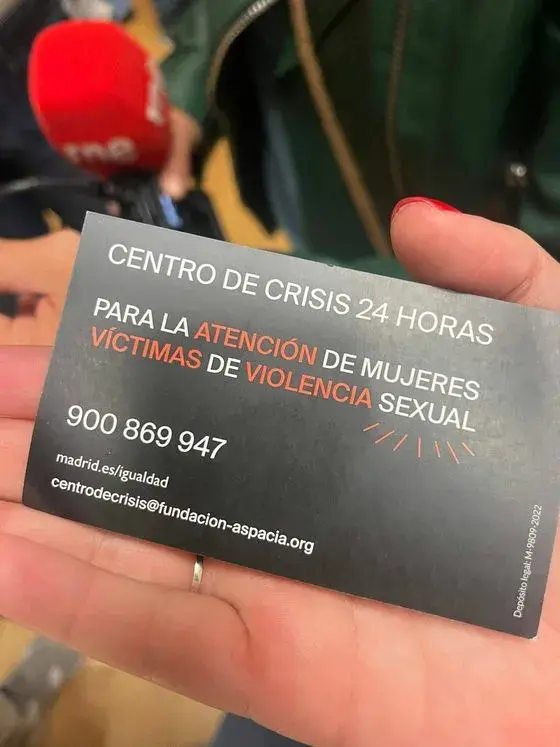 contacto del Centro de Crisis 24 horas del Ayuntamiento de Madrid